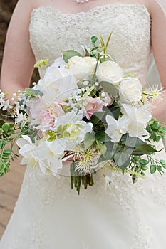 Fake Flower Wedding Bouquet