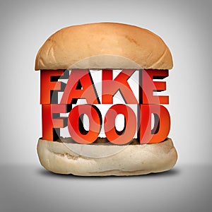Fake Food Concept