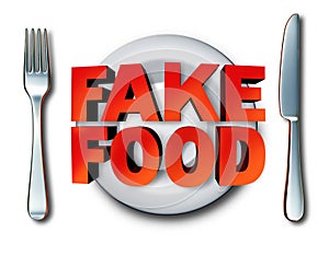 Fake Food Concept