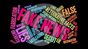 Fake News Animated Word Cloud