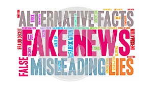 Fake News Animated Word Cloud