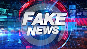 Fake News - Broadcast TV Animation Graphic Title