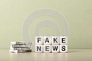 Fake News concept background