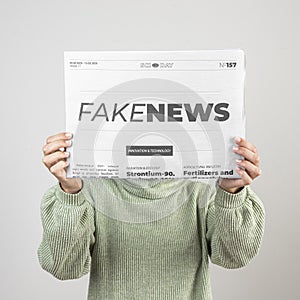 fake news concept. High quality beautiful photo concept
