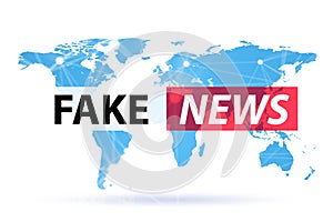 Fake news concept in information manipulation concept