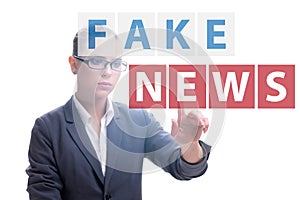 Fake news concept in information manipulation concept