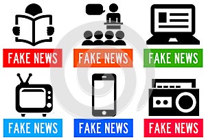 Fake news media communication