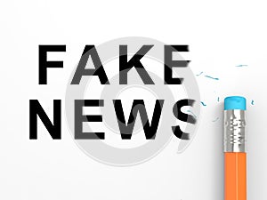 Fake News Newspaper Depicts Media Hoax And Misinformation - 3d Illustration
