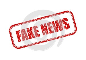 Fake News rubber stamp