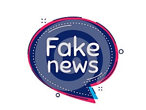 Fake news symbol. Media newspaper sign. Vector