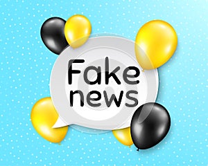 Fake news symbol. Media newspaper sign. Vector