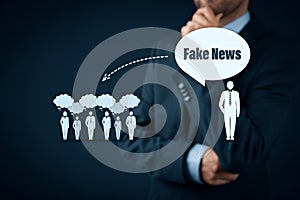 Fake news concept