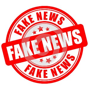 Fake news vector sign