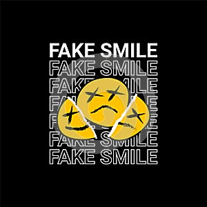 Fake smile design