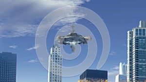 Fake UFO sighting in Chicago