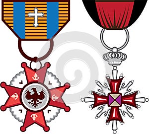 Fake vector Military Medals / orders