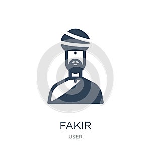 fakir icon in trendy design style. fakir icon isolated on white background. fakir vector icon simple and modern flat symbol for