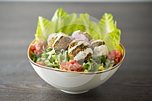 Falafel Salad Vegetarian dish photo