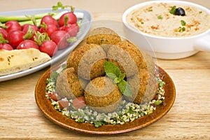 Falafel and Tabbouleh