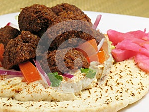 Falafels and Pita Bread