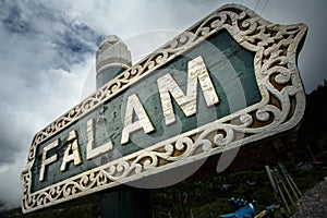 Falam Sign, Myanmar (Burma)