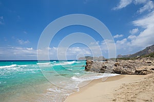 Falasarna beach, Crete island, Greece