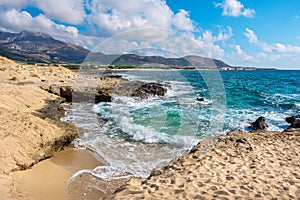 Falassarna beach. Crete, Greece