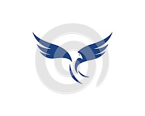 Falcon Eagle Bird Logo Template vector