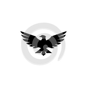 Falcon Eagle Bird Logo Template vector icon