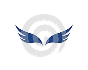 Falcon Wing Logo Templaten