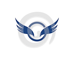 Falcon Wing Logo Templaten