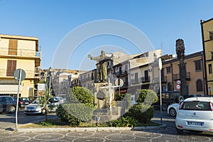 Falcone and Borsellino square in Corleone in Sicily, Italy