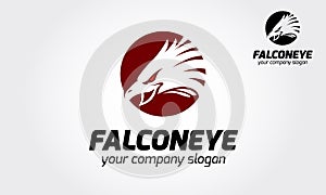 FalconEye Vector Logo Illustration.