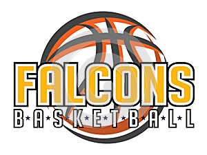 Falcons Basketball Graphic