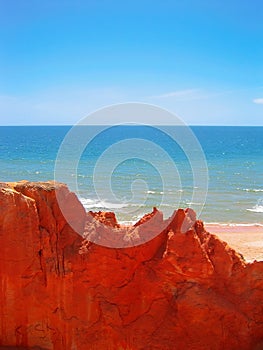 Falesia beach in Red I