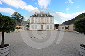 Falkenlust hunting lodge. BrÃÂ¼hl, Germany, Europe.