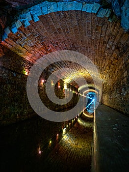 Falkirk Tunnel on the Union Canal photo