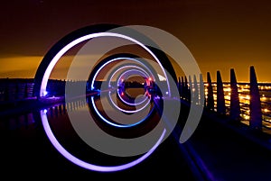 Falkirk Wheel at Night