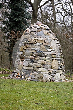 Falkland Islands War Stone Cairn Memorial