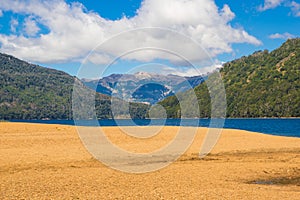 Falkner Lake located in the Nahuel Huapi National Park, province of Neuquen, Argentina