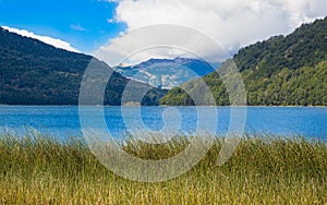 Falkner Lake located in the Nahuel Huapi National Park, province of Neuquen, Argentina