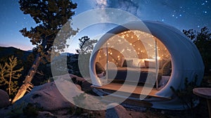 Fall asleep under the starry sky in these oneofakind sleep domes thoughtfully designed to immerse you in nature while