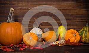 Fall / Autumn deocorations. Thanksgiving theme