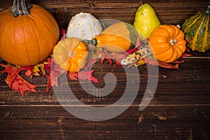 Fall / Autumn deocorations. Thanksgiving theme