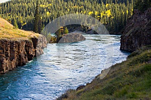 Miles Canyon, Yukon River, Whitehorse, Yukon Territories, Canada photo