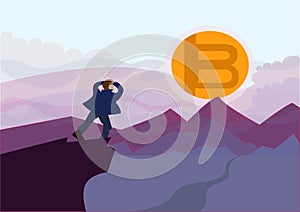 Fall of bitcoin, the concept of the decline of the bitcoin era.