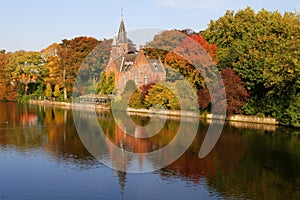 Fall in Brugge, Belgium photo