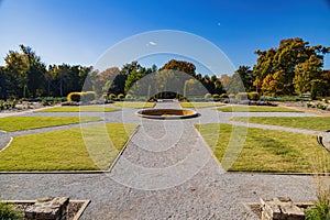 Fall color of the Charles Faudree Memorial Pavillion