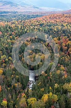 Fall color in Lake Placid NY