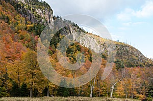 Fall color in Lake Placid NY